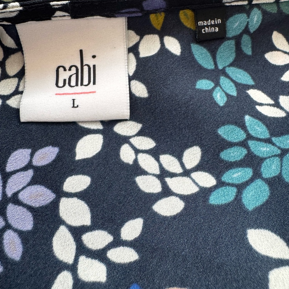 CAbi Cinco Blue Floral Mini Shift Dress - Picture 5 of 7